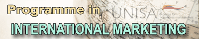 Programme in International Marketing, UNISA