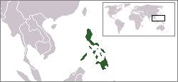 Location of the Philippines